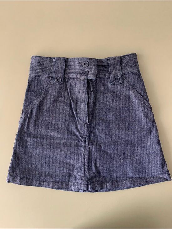 A.P.C. Other - A.P.C. Indigo Mini Skirt with Button Waist